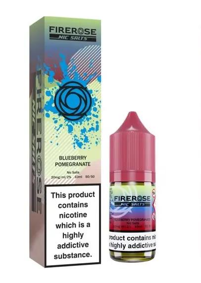 Product Image of Blueberry Pomegranate Nic Salt E-Liquid by Firerose 5000 Salts 10ml